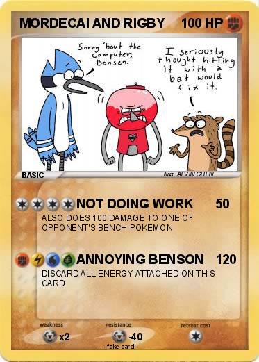 Pokemon MORDECAI AND RIGBY