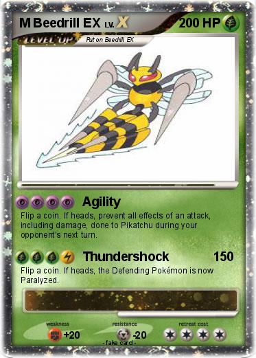 Pokemon M Beedrill EX