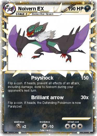 Pokemon Noivern EX