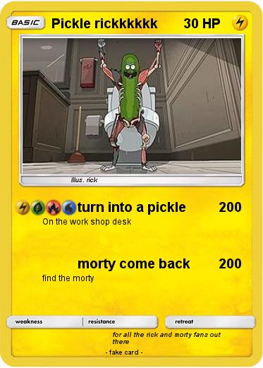 Pokemon Pickle rickkkkkk