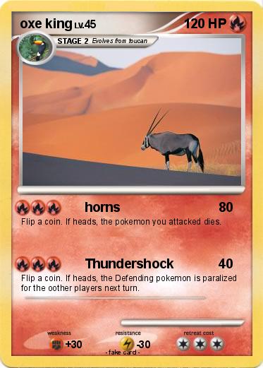 Pokemon oxe king
