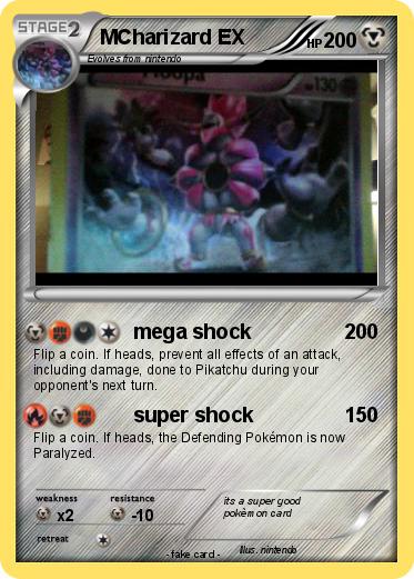 Pokemon MCharizard EX