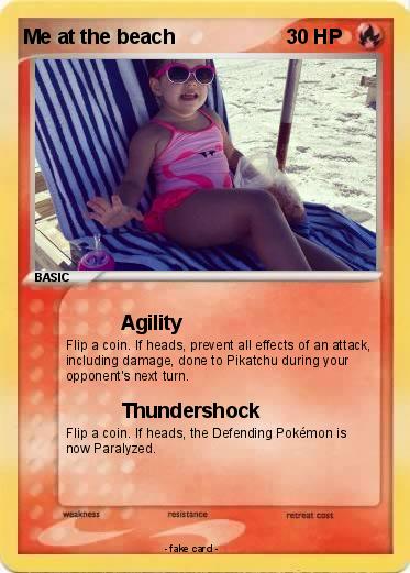 Pokemon Me at the beach
