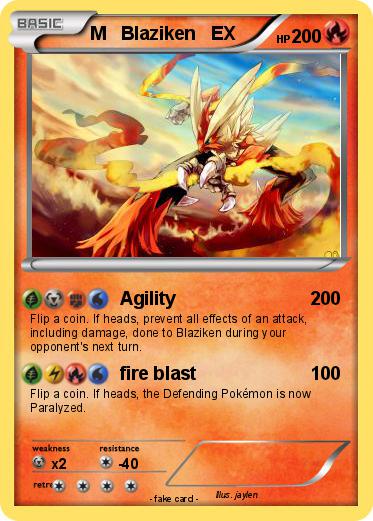 Pokemon M   Blaziken   EX