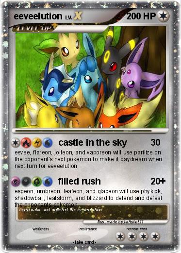 Pokemon eeveelution