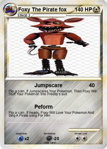 Pokemon Foxy The Pirate fox