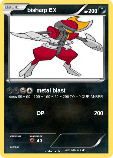 Pokemon bisharp EX