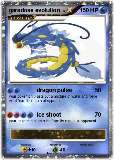 Pokemon garadose evolution