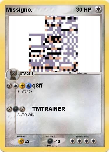 Pokemon Missigno.