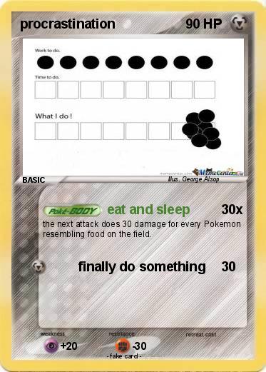 Pokemon procrastination
