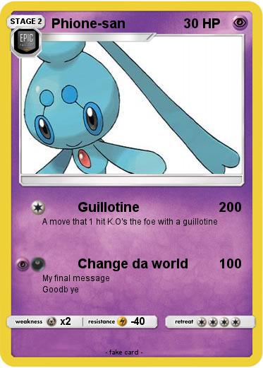 Pokemon Phione-san