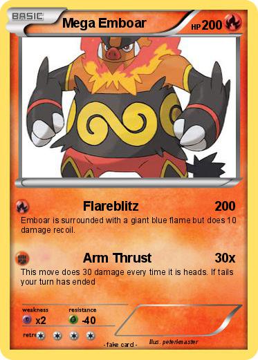 Pokemon Mega Emboar