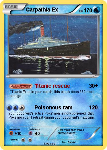 Pokemon Carpathia Ex