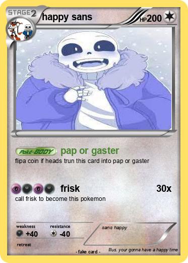 Pokemon happy sans