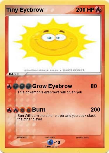 Pokemon Tiny Eyebrow