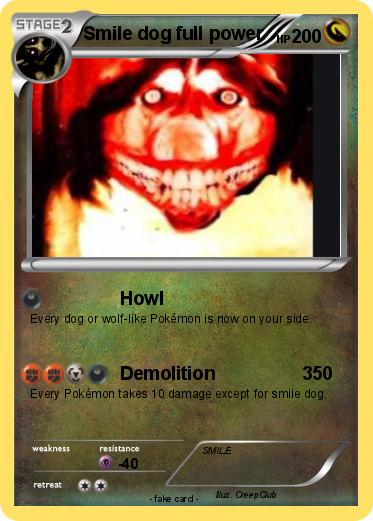 Pokemon Smile dog full power
