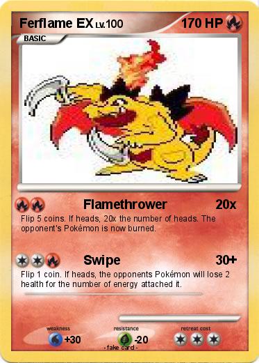 Pokemon Ferflame EX