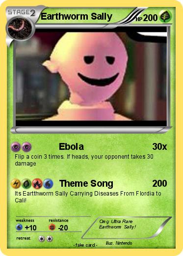 Pokemon Earthworm Sally