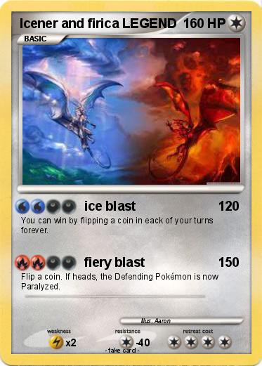 Pokemon Icener and firica LEGEND