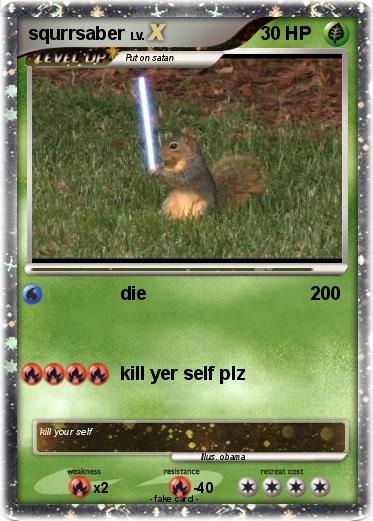 Pokemon squrrsaber