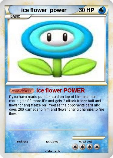Pokemon ice flower  power