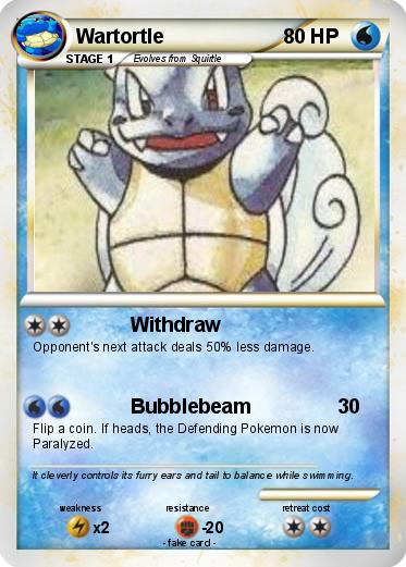 Pokemon Wartortle
