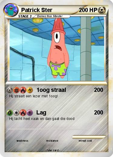 Pokemon Patrick Ster