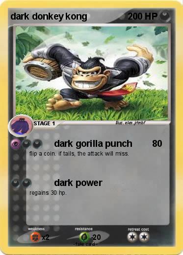 Pokemon dark donkey kong