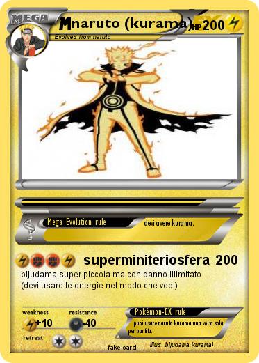 Pokemon naruto (kurama)