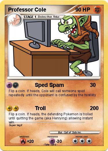 Pokemon Professor Cole