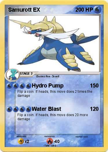 Pokemon Samurott EX