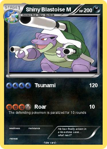 Pokemon Shiny Blastoise M