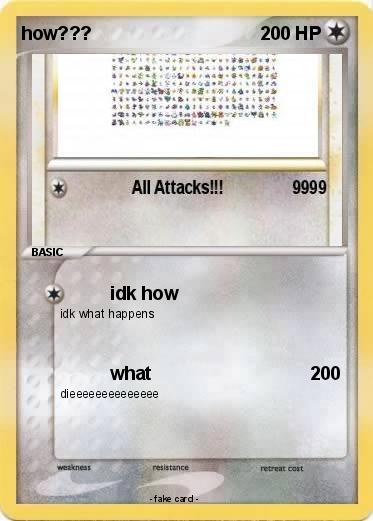 Pokemon how???