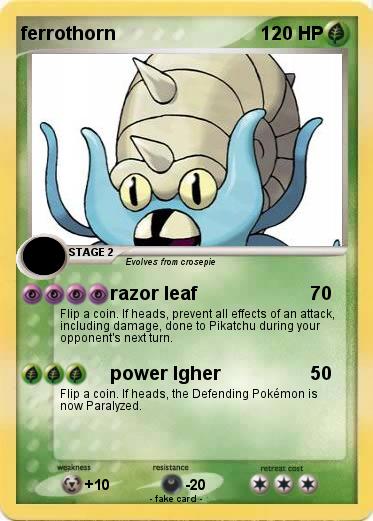 Pokemon ferrothorn