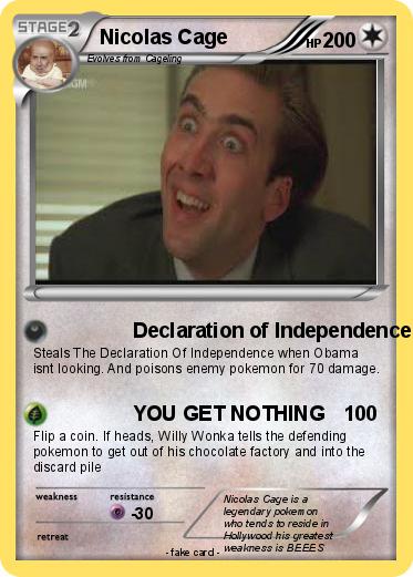 Pokemon Nicolas Cage