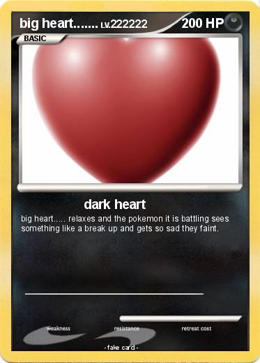 Pokemon big heart.......