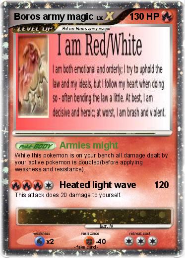 Pokemon Boros army magic