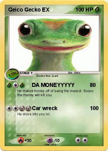 Pokemon Geico Gecko EX