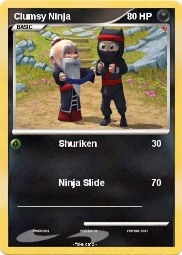 Pokemon Clumsy Ninja