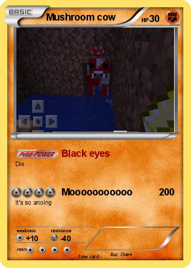 Pokemon Mushroom cow