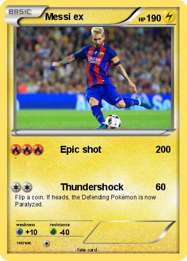 Pokemon Messi ex