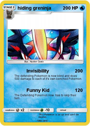 Pokemon hiding greninja