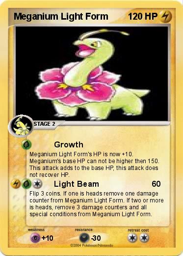 Pokemon Meganium Light Form