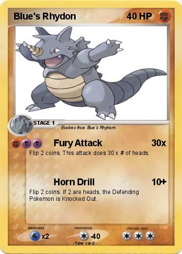 Pokemon Blue's Rhydon