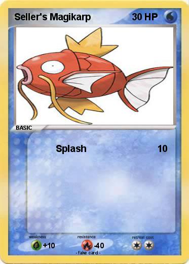 Pokemon Seller's Magikarp