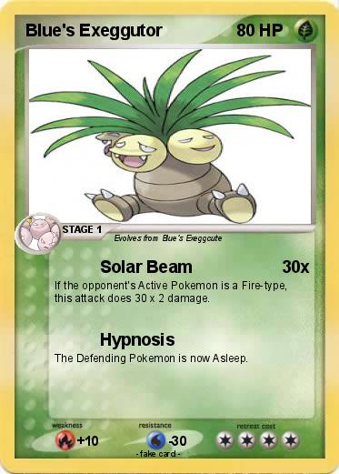 Pokemon Blue's Exeggutor