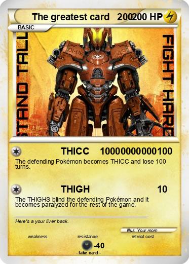 Pokemon The greatest card   200