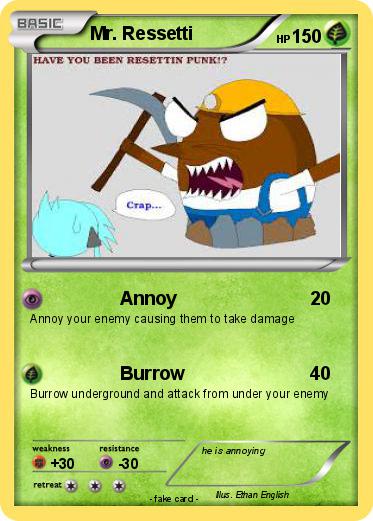 Pokemon Mr. Ressetti