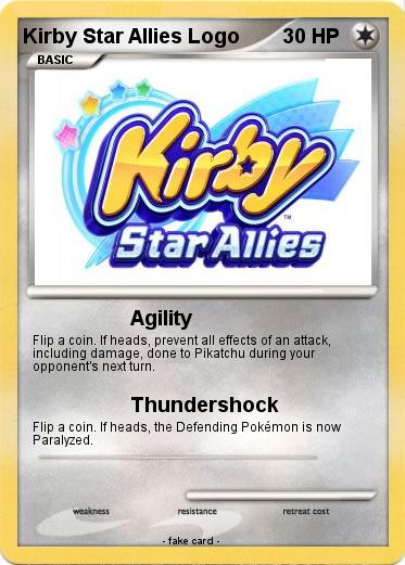 Pokemon Kirby Star Allies Logo