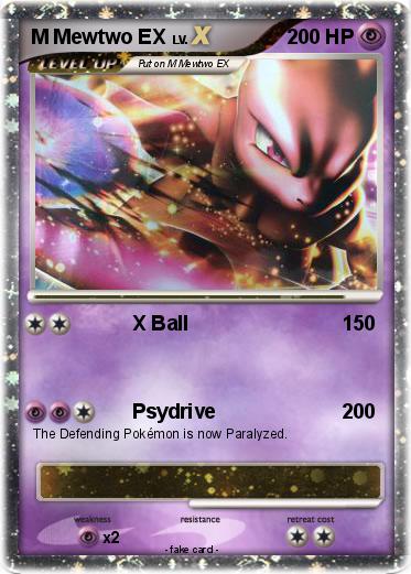 Pokemon M Mewtwo EX